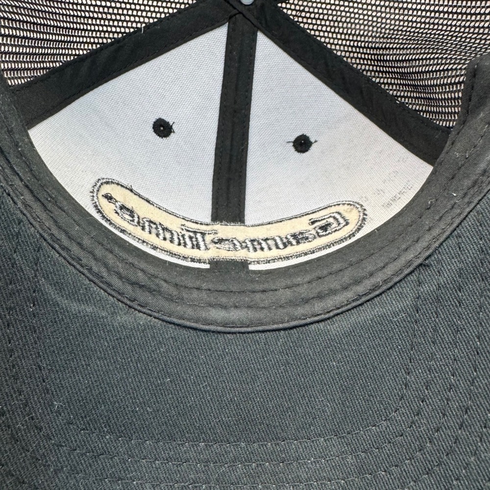 GameTime Trucker Hat Men OSFM Black Excellent Mesh Back Snapback Logo Cap - Picture 10 of 10